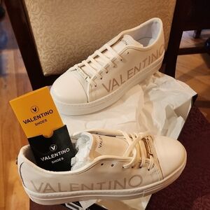 Valentino Women's Off-White Sneakers